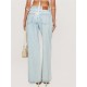 1pc Women'S Casual Cotton Wide Leg Jeans - Solid Color Low Waist Loose Fit with Pockets for Spring/Fall Season 1pc Women'S Casual Cotton Wide Leg Jeans - Solid Color Low Waist Loose Fit with Pockets for Spring/Fall Season