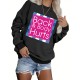 Plus Size Letter Print Sweatshirt, Crew Neck Casual Sweatshirt For Fall & Spring, Women's Plus Size Clothing Plus Size Letter Print Sweatshirt, Crew Neck Casual Sweatshirt For Fall & Spring, Women's Plus Size Clothing